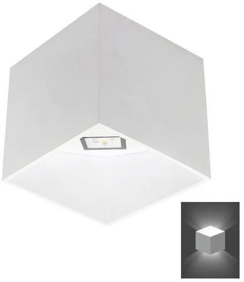 Απλίκα Φωτιστικό Τοίχου LED 6W 3000K Λευκό 5885 Spotlight-5885-Λευκό 5885