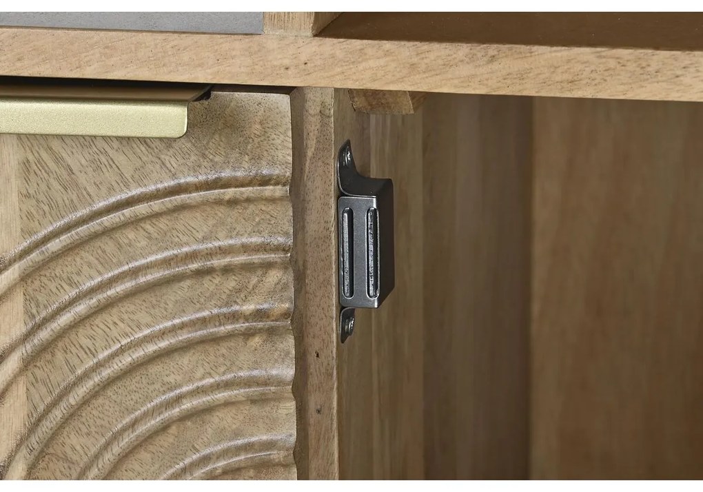 Ράφια DKD Home Decor Χρυσό Φυσικό Ξύλο από Μάνγκο 90 x 40 x 180 cm