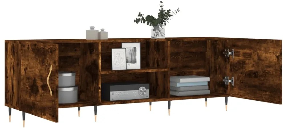 vidaXL Έπιπλο Τηλεόρασης Καπνιστή Δρυς 150x30x50 εκ. Επεξ. Ξύλο