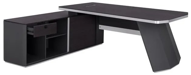 ΓΡΑΦΕΙΟ ΕΠΑΓΓΕΛΜΑΤΙΚΟ ΑΡΙΣΤΕΡΗ ΓΩΝΙΑ ROSEWOOD HM2083L 220X180X76Υεκ.