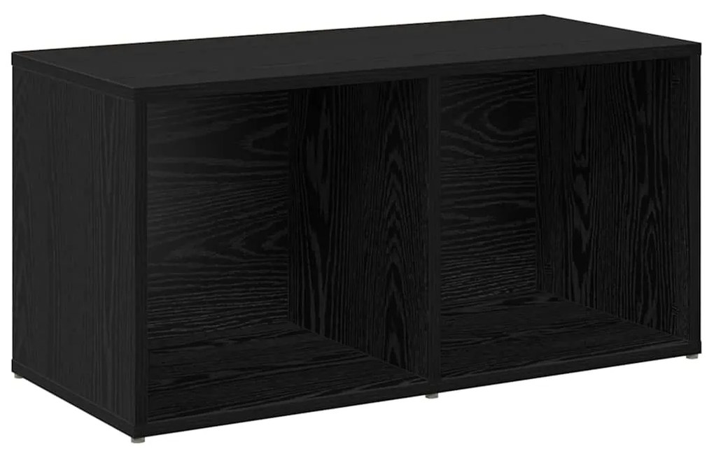 vidaXL Σετ επίπλου τηλεόρασης 4 pcs Μαύρη Οξυά 37 x 37 x 72 εκ