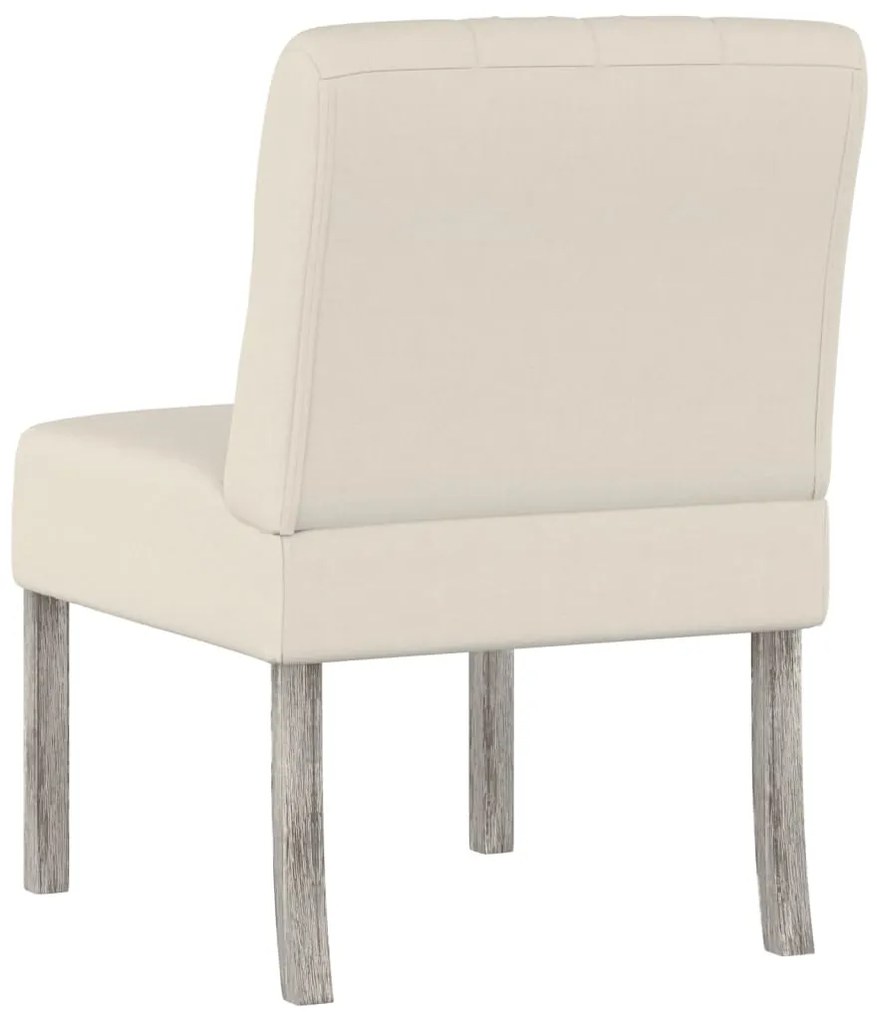 vidaXL Πολυθρόνα με Κουμπιά από Λινό