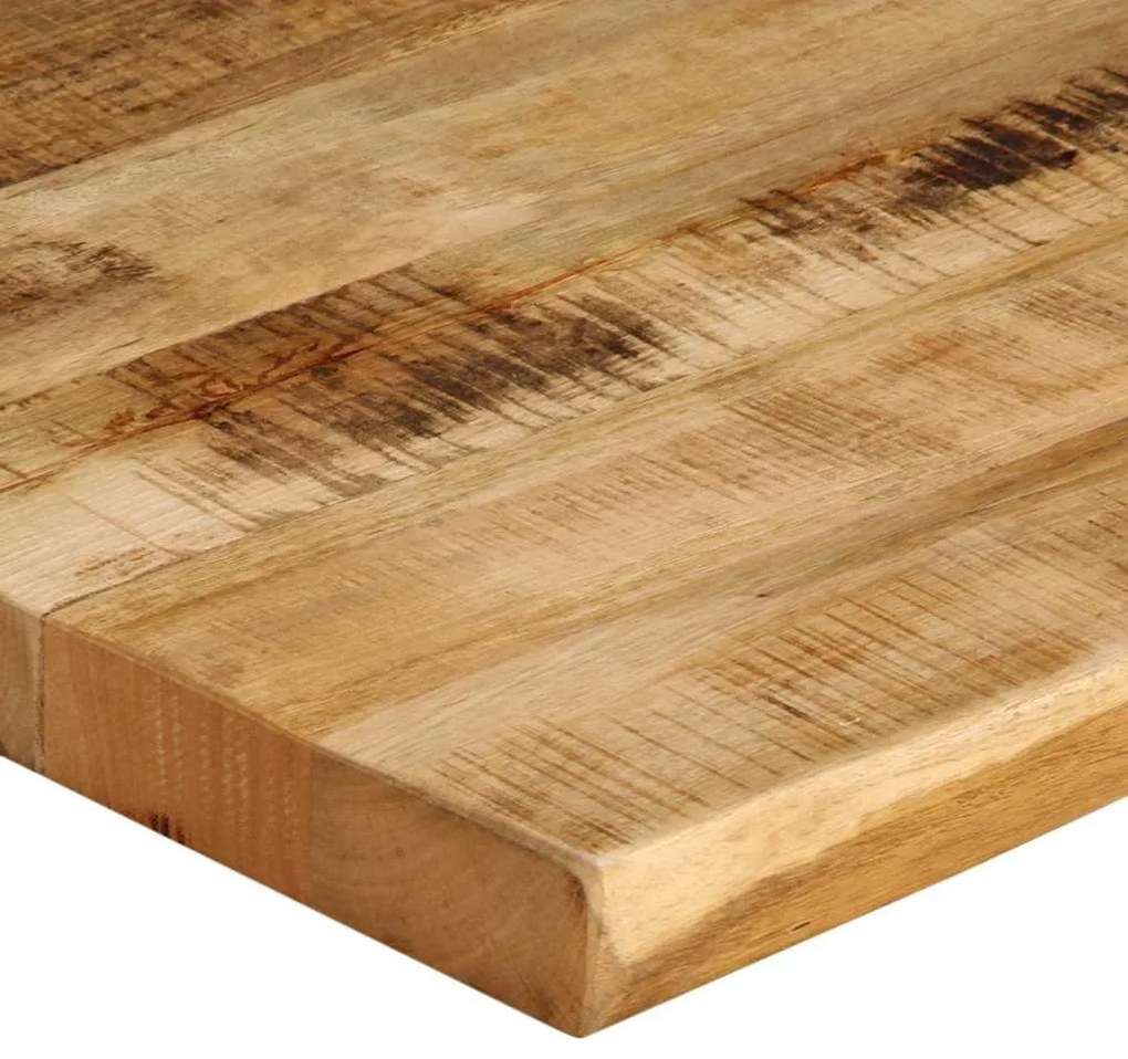 vidaXL Επιφάνεια Τραπεζιού 40x40x2,5 εκ. Live Edge Μασίφ Ξύλο Μάνγκο