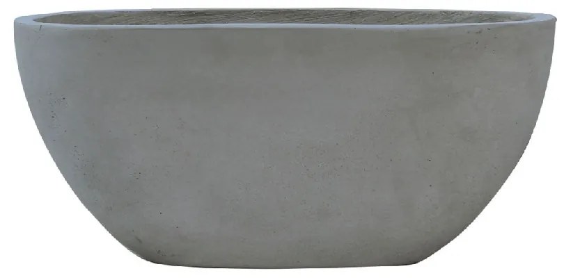 FLOWER POT-4 CEMENT GREY 56X27X26CM