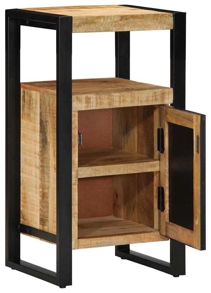 vidaXL Ντουλάπα Μπάνιου με ράφι Καφέ 40 x 35 x 75 εκ Μασίφ ξύλο μάνγκο