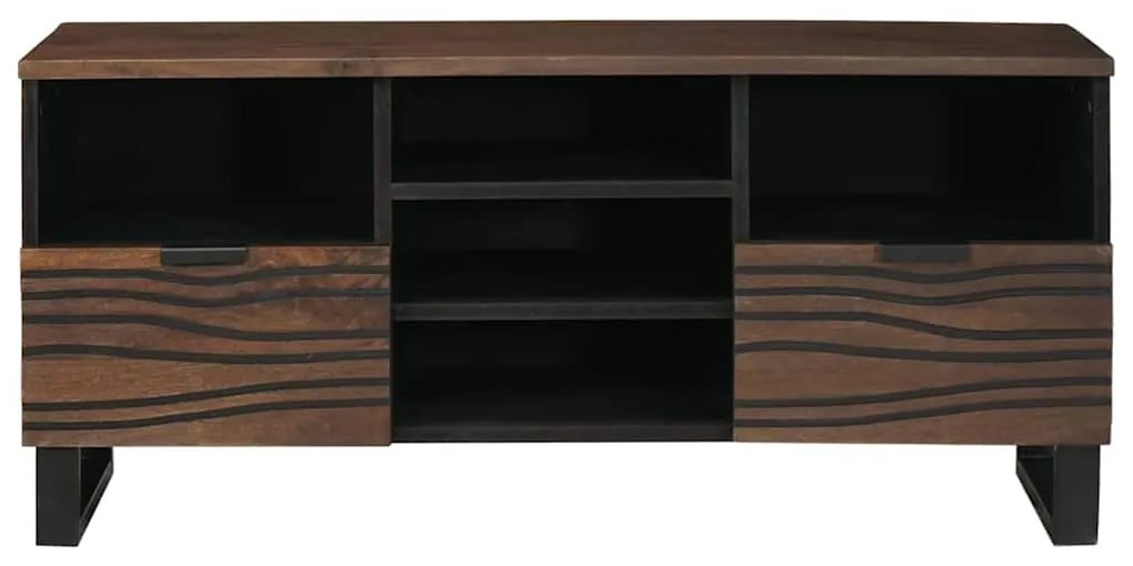 vidaXL Κάβα Τηλεόρασης Καφέ 100 x 33 x 46 εκ Μασίφ ξύλο μάνγκο