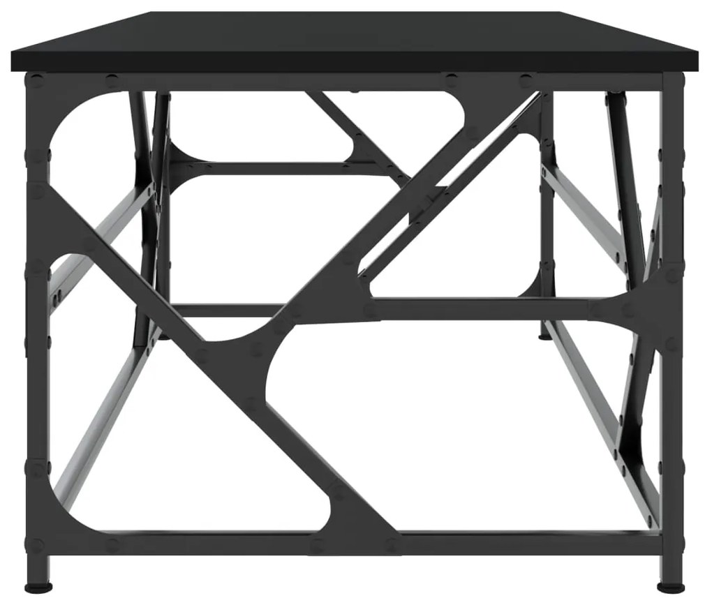 vidaXL Τραπεζάκι Σαλονιού Μαύρο 100 x 50 x 40 εκ. Επεξεργασμένο Ξύλο