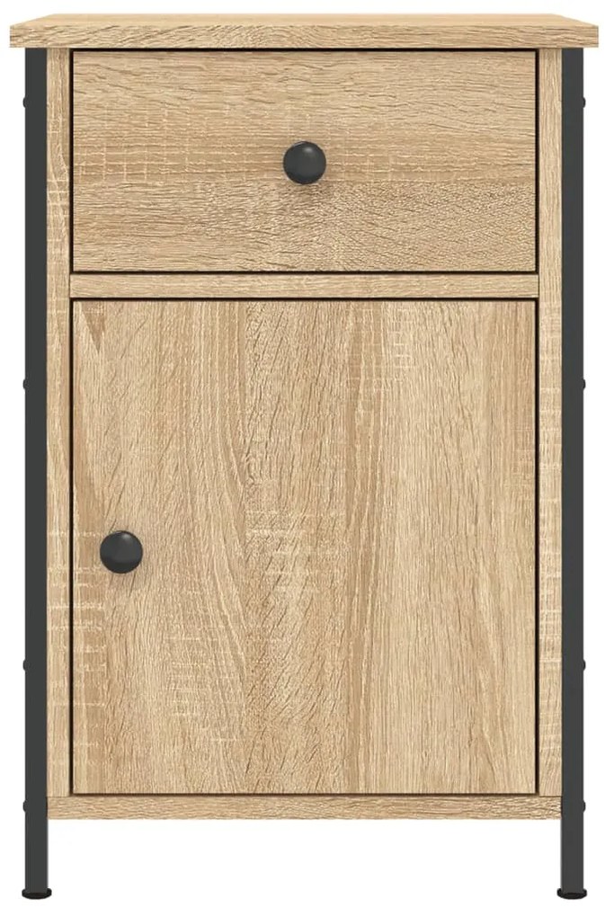 vidaXL Κομοδίνα 2 τεμ. Sonoma Δρυς 40x42x60 εκ. από Επεξεργασμένο Ξύλο