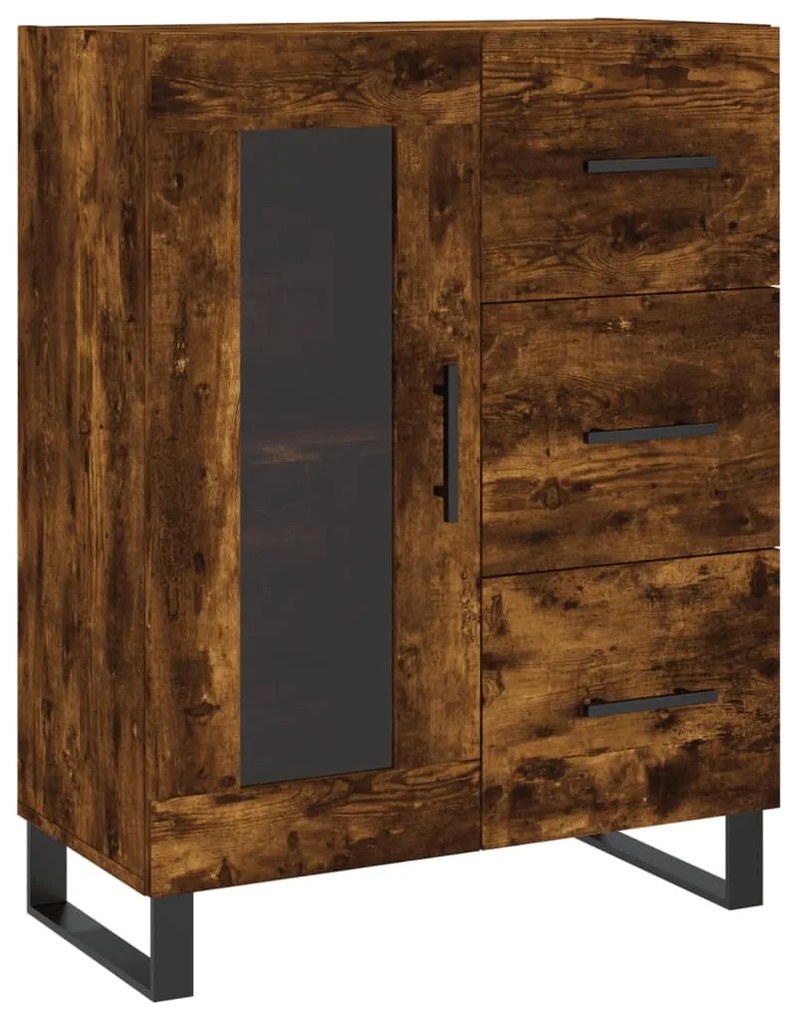 vidaXL Ντουλάπι Καπνιστή Δρυς 69,5 x 34 x 90 εκ. Επεξεργασμένο Ξύλο