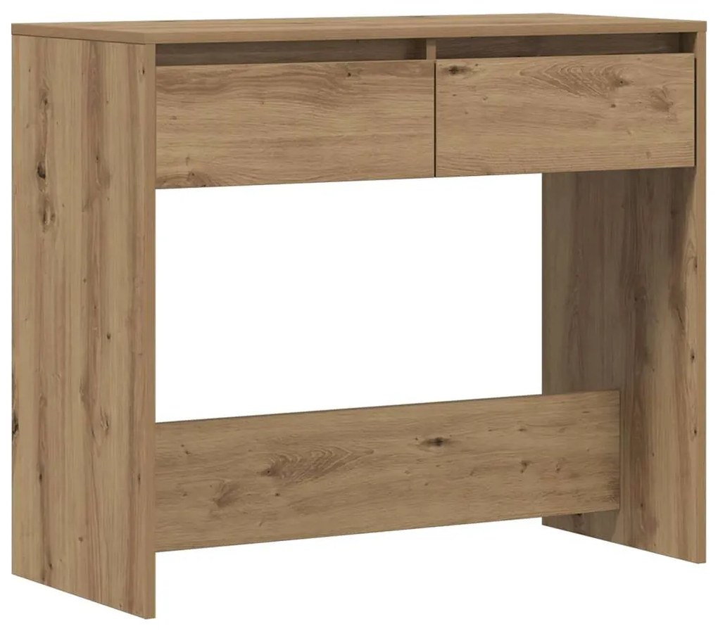 vidaXL Τραπέζι Κονσόλα Αρτισιανή Δρυς 89x41x76,5 εκ Επεξεργασμένο Ξύλο