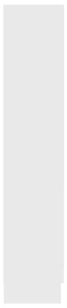 vidaXL Βιβλιοθήκη Λευκή 82,5 x 30,5 x 150 εκ. Επεξ. Ξύλο
