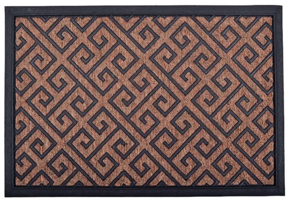 Πατάκι Εισόδου 827572 40x60cm Brown-Black Ankor 40Χ60 40x60cm