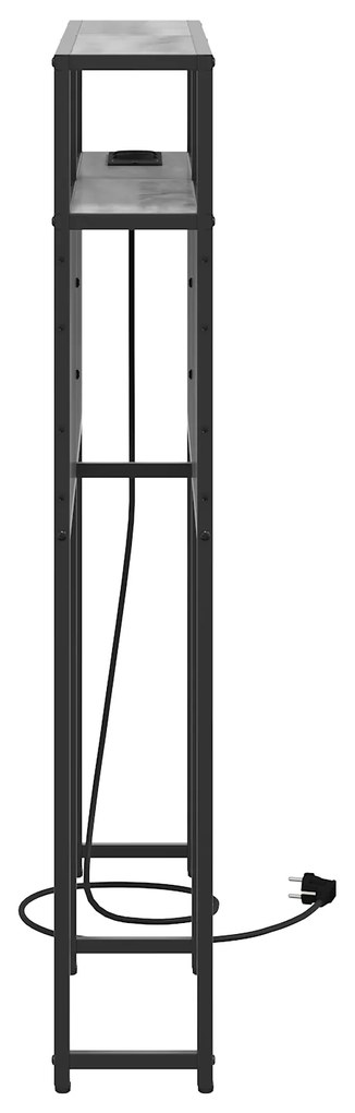 vidaXL Κεφαλάρι Αποθήκης Γκρι sonoma 80 cm Επεξεργασμένο ξύλο