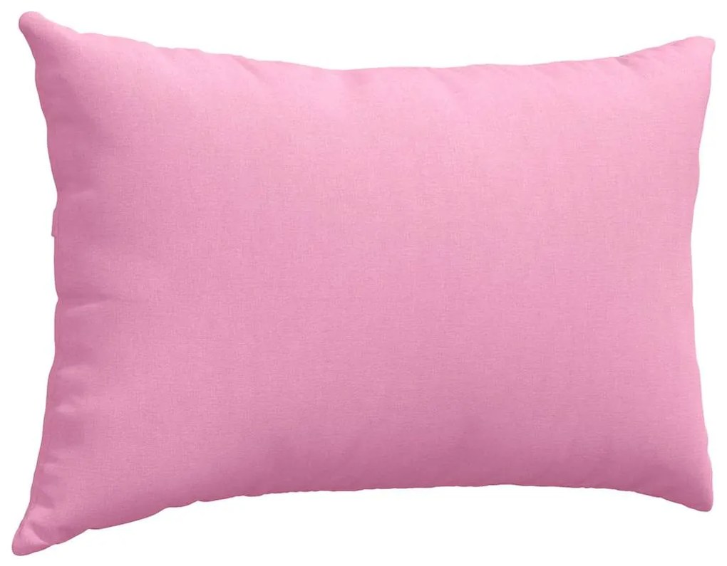 vidaXL Μαξιλάρι Καναπέ 2 pcs Ροζ 60 x 40 cm ύφασμα