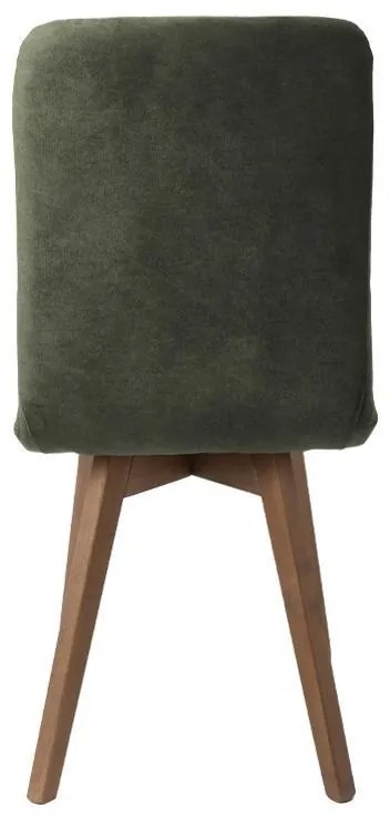Καρέκλα Τραπεζαρίας NEW T-17 Fylliana Λαδί με Grey Oak πόδια 42x48x87εκ. 2αδα 42x48x87 εκ.