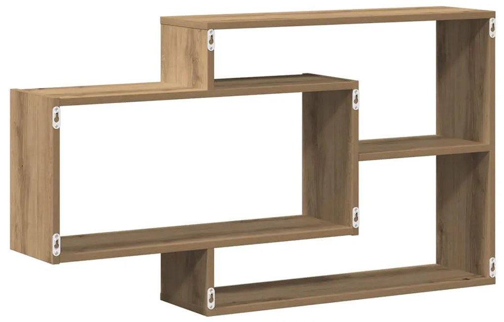 vidaXL Ράφι τοίχου Artisan Oak 104x20x58,5 cm Κατασκευασμένο ξύλο