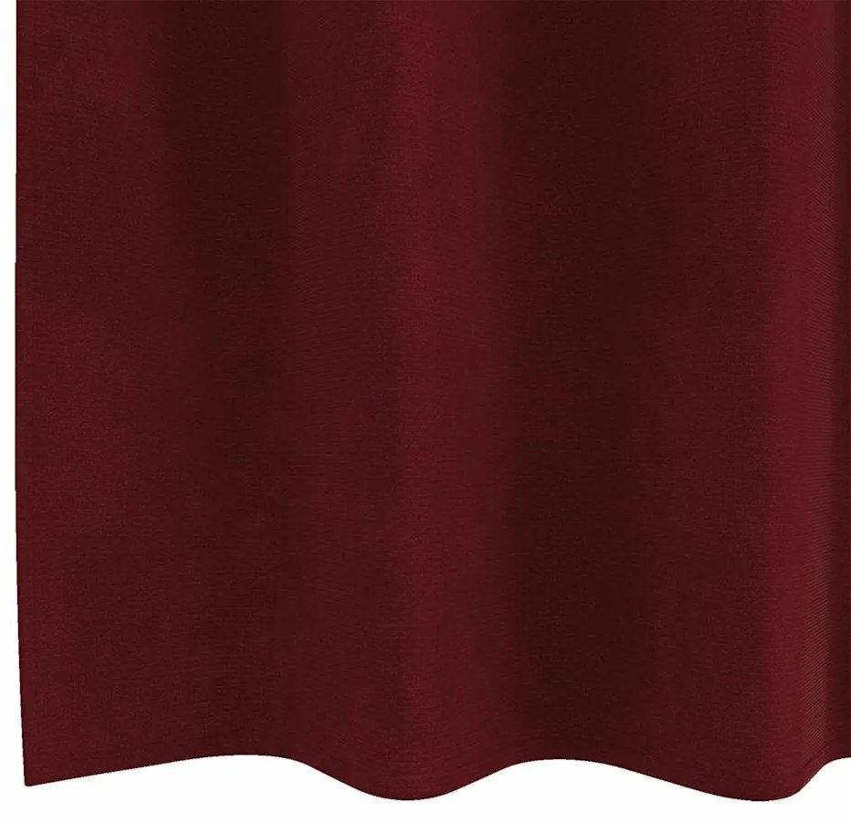 vidaXL Κουρτίνες με κουρτίνες 2 pcs Μπορντό 140 x 140 cm Βελούδο