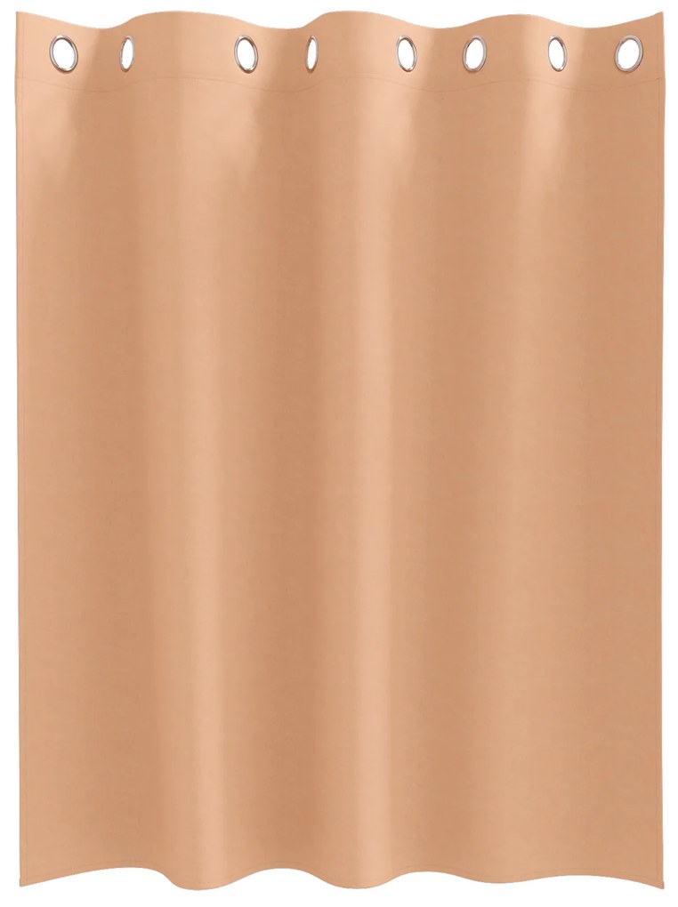 vidaXL Κουρτίνες 2 pcs Ανοιχτό καφέ 140 x 140 cm Πολυεστέρας