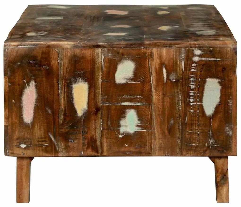 vidaXL Τραπεζάκι σαλονιού 90 x 50 x 35 cm Μασίφ ανακυκλωμένο ξύλο