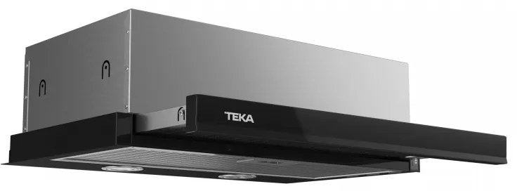 Εντοιχιζόμενος απορροφητήρας Teka CNL 6415, 113W, Class A, 60 cm, 3 στάδια, Τηλεσκοπικός, Βαλβίδα αντεπιστροφής, Ηλεκτρικός έλεγχος, LED, Μαύρο