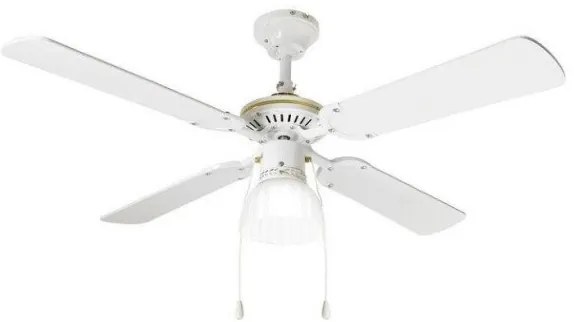 Ανεμιστήρας Οροφής 50W με φωτισμό GEMINI σε 3 χρώματα Perenz-7064 B-Λευκό 7064 B
