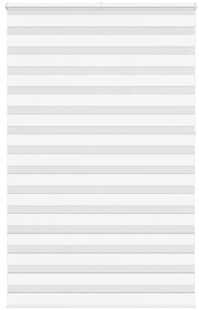 vidaXL Ζέβρα τυφλή Λευκό Πλάτος υφάσματος 145,9 εκ. Πολυεστέρας