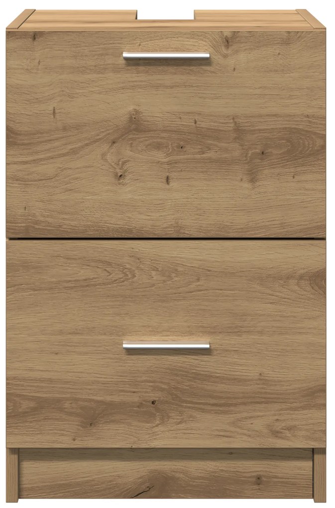 vidaXL ντουλάπι νιπτήρα  Καρυδιά 40x37x59 εκ. Επεξεργασμένο Ξύλο