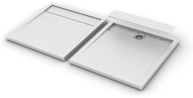 Ντουζιέρα ημικυκλική ακρυλική ELEMENT KARAG 80x80x5,5cm