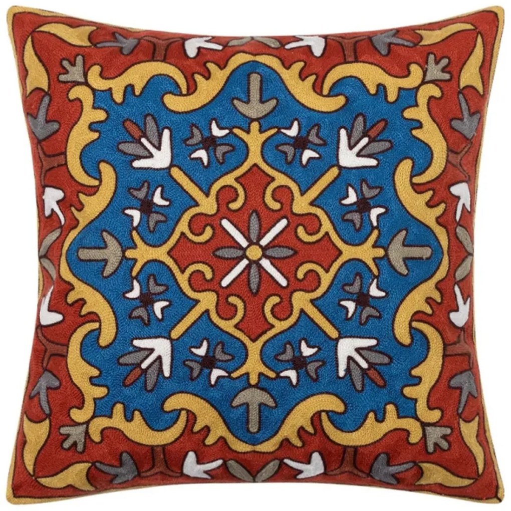 Διακοσμητική Μαξιλαροθήκη (45x45) Silk Fashion Polygazo115