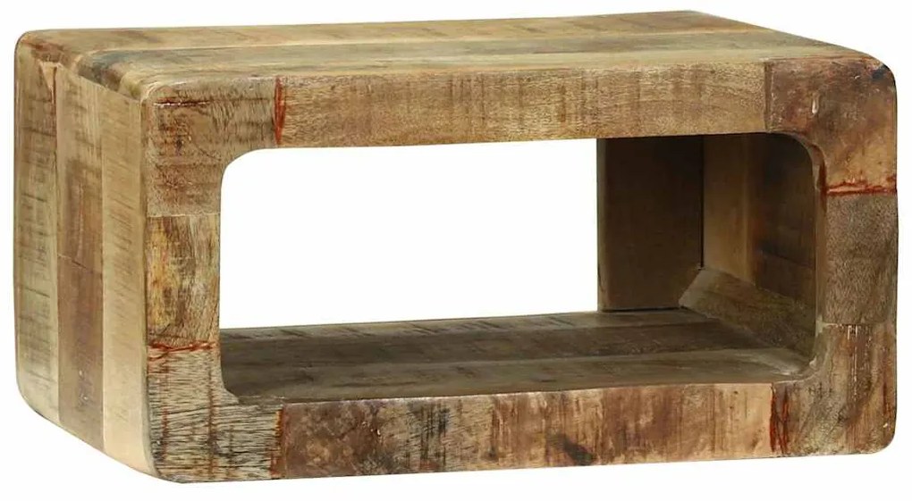 Σετ Ντουλάπας Τηλεόρασης με ράφι 3 pcs Καφέ Μασίφ ξύλο μάνγκο