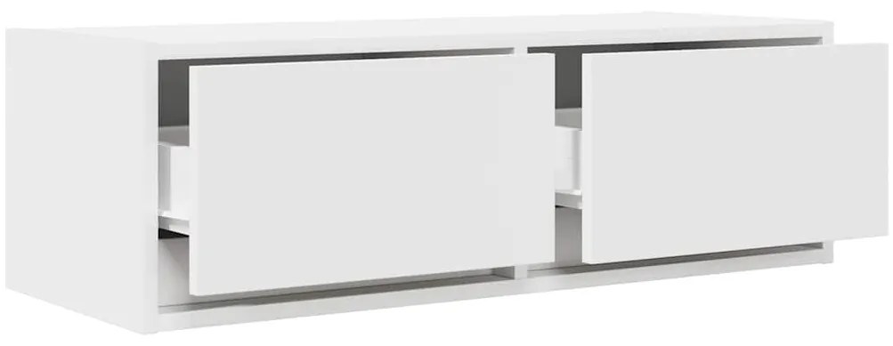 vidaXL Έπιπλο Τηλεόρασης Λευκό 80x31x25,5 εκ. Επεξεργασμένο Ξύλο