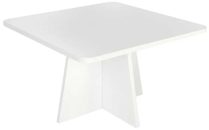 Τραπεζάκι σαλονιού Sugar Megapap χρώμα λευκό 60x60x36,8εκ.