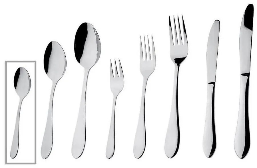 Κουταλάκι Γλυκού Prime Cub107K12 Ρηχό 14X2,5cm Black Espiel Stainless Steel