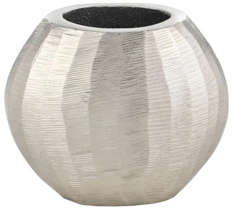 Βάζο Abucay 421042 11x5,5x9,5cm Silver Eglo Aluminium