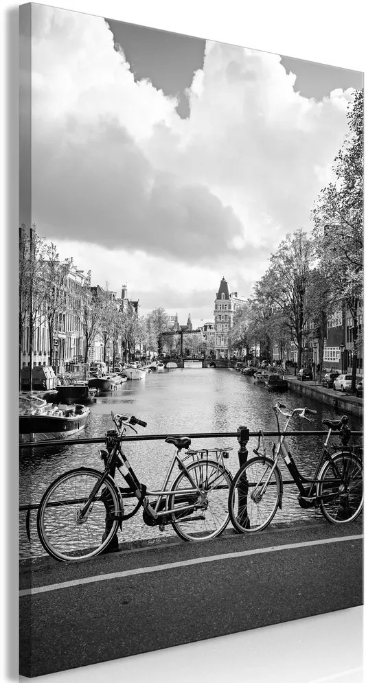 Πίνακας - Bikes On Bridge (1 Part) Vertical - 60x90