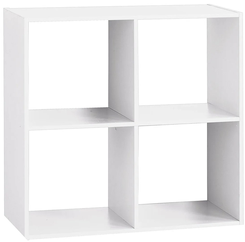 Βιβλιοθήκη Δαπέδου 4 Θέσεων (67.5x32x67.5) F-V Box Mix White 138908C