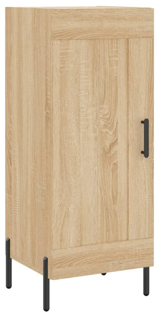 vidaXL Μπουφές Sonoma δρυς 34,5 x 34 x 180 εκ. από Επεξεργασμένο Ξύλο