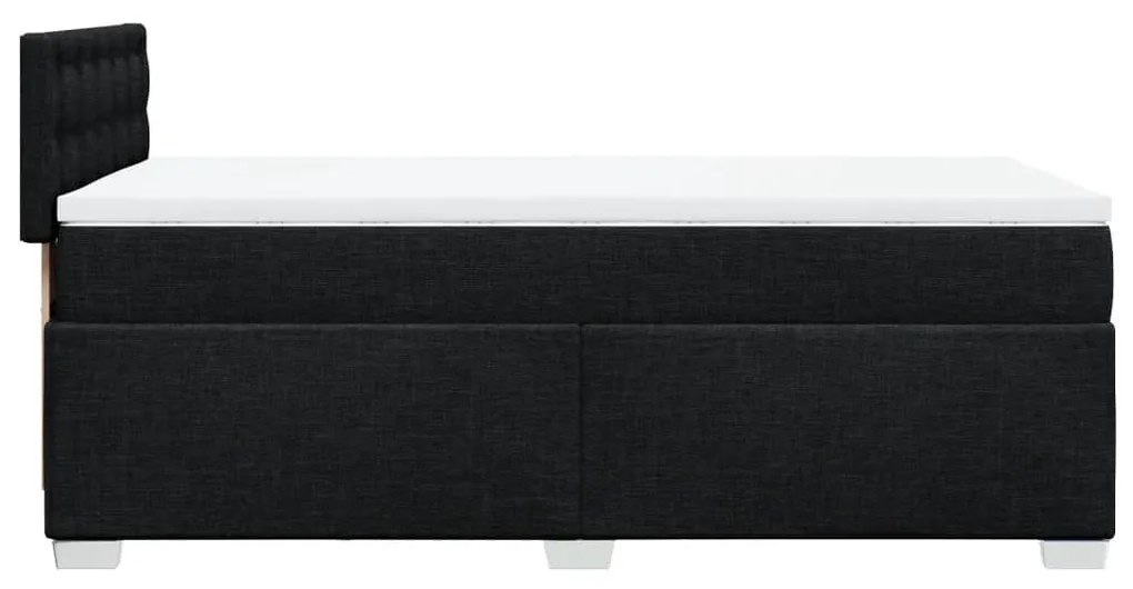 ΚΡΕΒΑΤΙ BOXSPRING ΜΕ ΣΤΡΩΜΑ ΜΑΥΡΟ 90X190 ΕΚ.ΥΦΑΣΜΑΤΙΝΟ 3285759