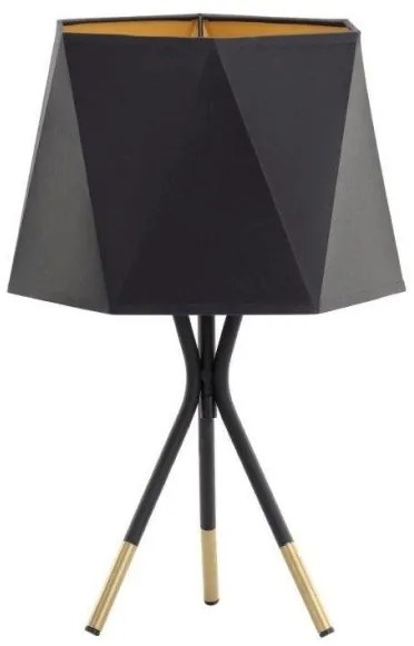 Επιτραπέζιο Φωτιστικό IVO μαύρο-χρυσό 5157 TK Lighting-5157-Μαύρο-Χρυσό 5157