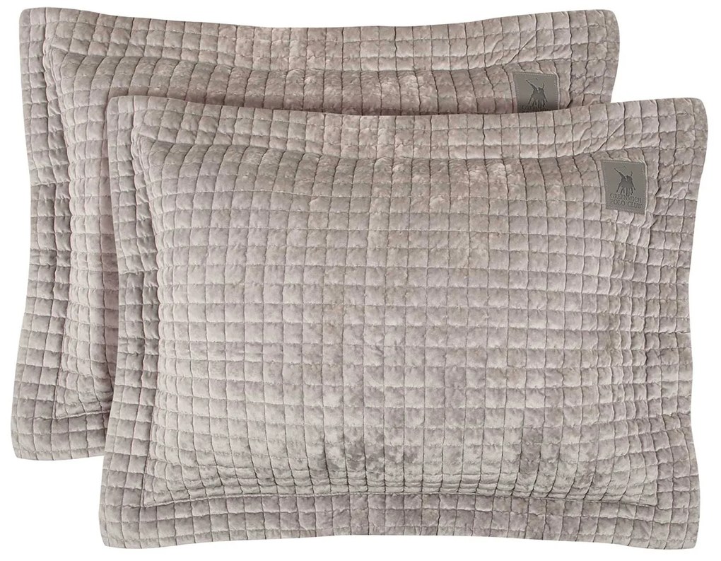 Ζεύγος Μαξιλαροθήκες Oxford (50x70) Greenwich Polo Club Classic 4432 Taupe