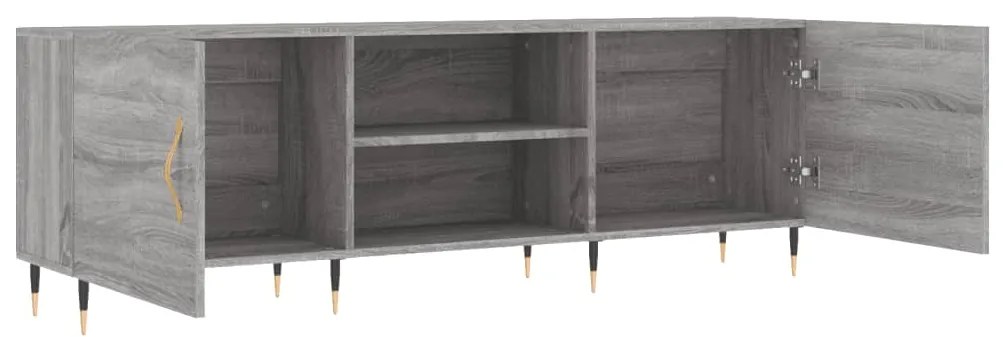 vidaXL Έπιπλο Τηλεόρασης Γκρι Sonoma 150x30x50 εκ. από Επεξεργ. Ξύλο
