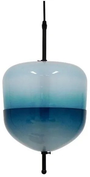 Κρεμαστό Φωτιστικό Οροφής Τιρκουάζ TEARDROP 01503 Globostar-1503-Πετρόλ/Τιρκουάζ 01503