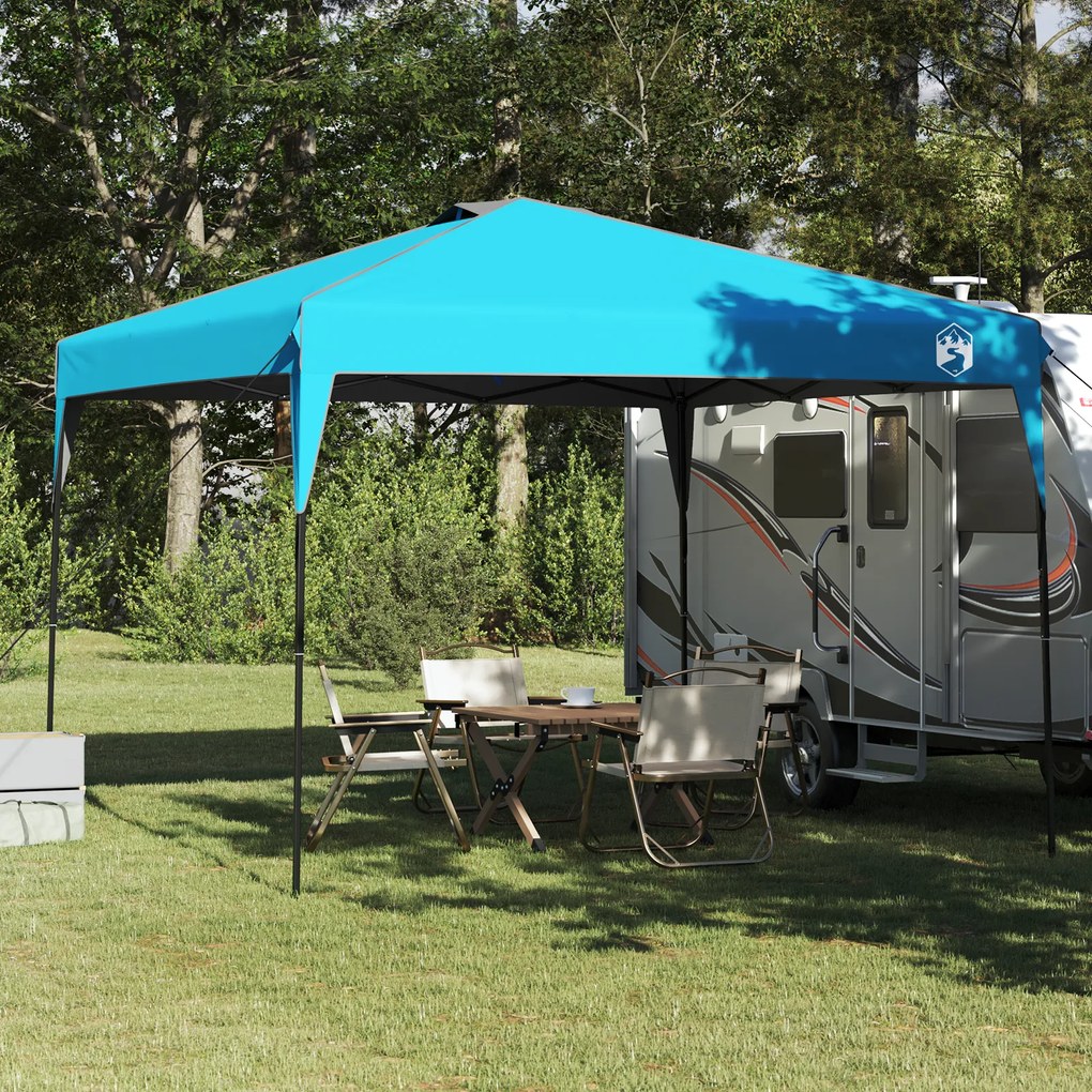 vidaXL Σκηνή Canopy Pop-up Μπλε 300 x 300 cm ύφασμα