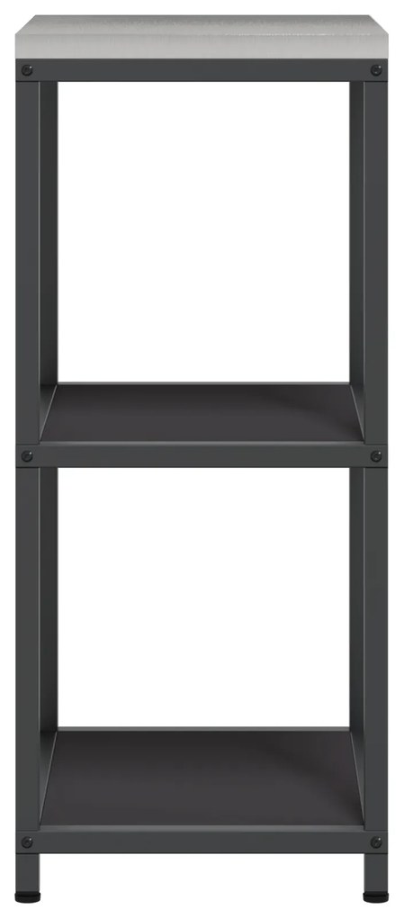 vidaXL Ράφι Αποθήκευσης Κουζίνας με ράφι Μαύρο 60 x 50 x 92 εκ. Ατσάλι