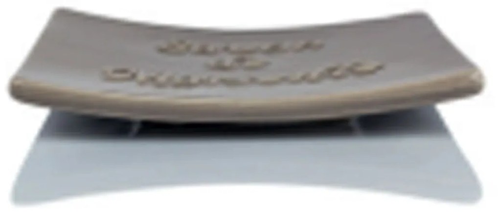 Σαπουνοθήκη Savon de Marseille 02764.001 Taupe Spirella Ceramic
