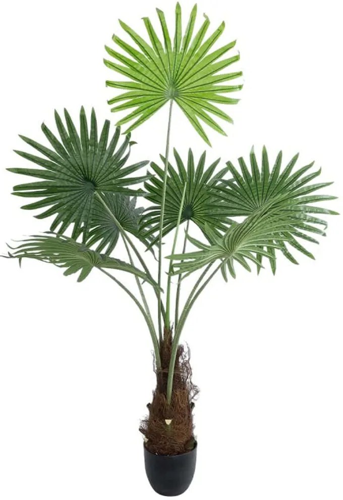 Τεχνητό Δέντρο Serenoa Palm 20971 Φ60x140cm Green-Brown GloboStar Πολυαιθυλένιο,Ύφασμα