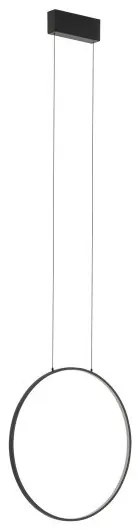 Κρεμαστό Φωτιστικό Οροφής LED 18W 3000K IP20 Μαύρο Circolo 10810 Nowodvorski-10810-Μαύρο 10810