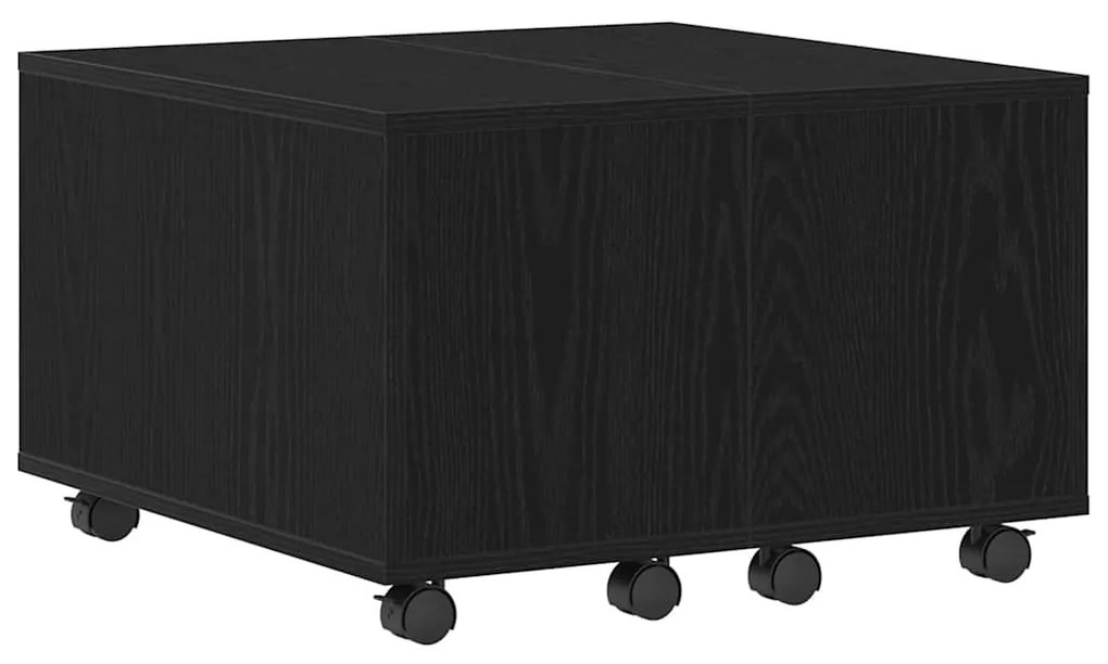 vidaXL Τραπεζάκι σαλονιού Μαύρη δρυς 60 x 60 x 38 cm