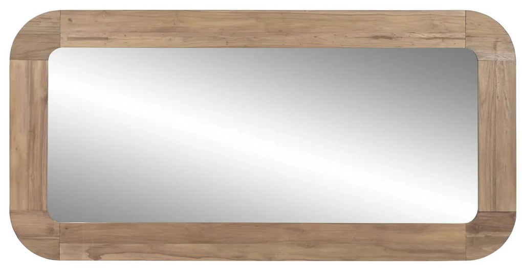 Τοίχο καθρέφτη Home ESPRIT Φυσικό Σύγχρονη 200 X 7 X 100 CM