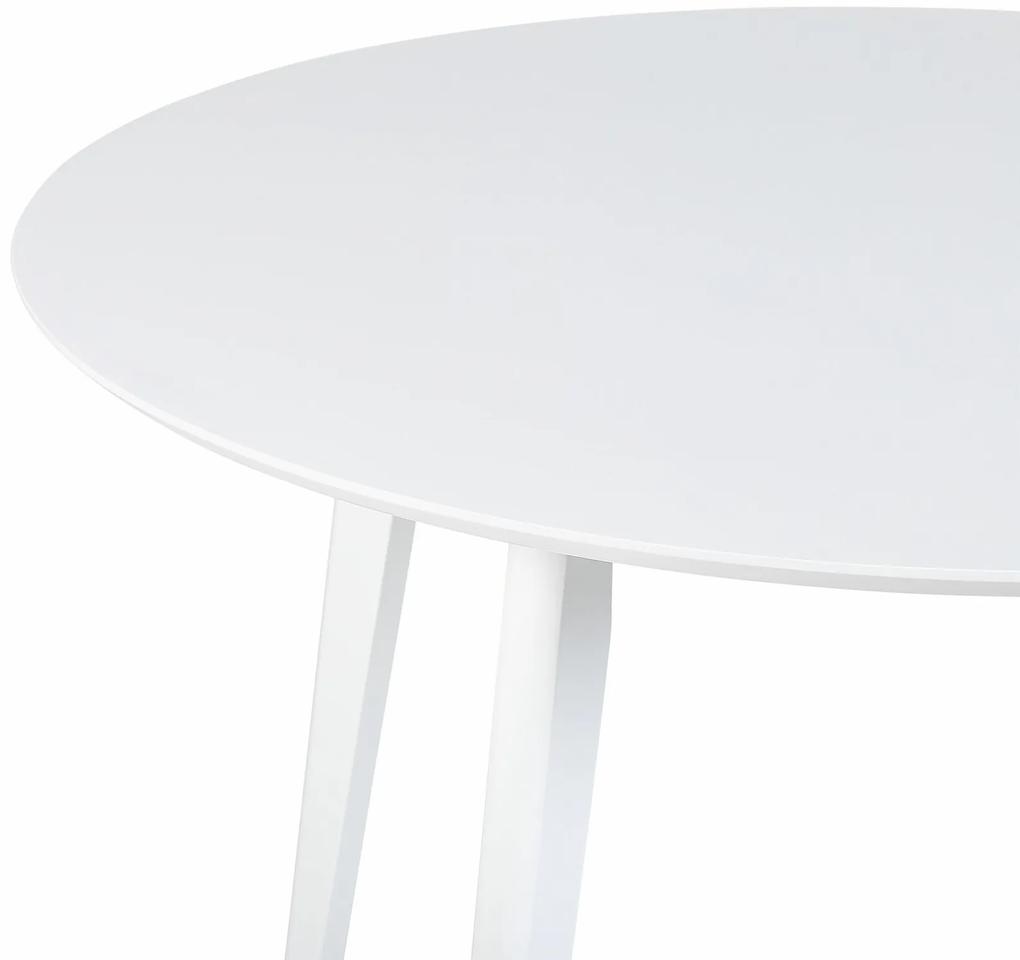 Τραπέζι Berwyn 1383, Άσπρο, 75cm, 17 kg, Ινοσανίδες μέσης πυκνότητας, Ξύλο, Ξύλο: Καουτσούκ | Epipla1.gr